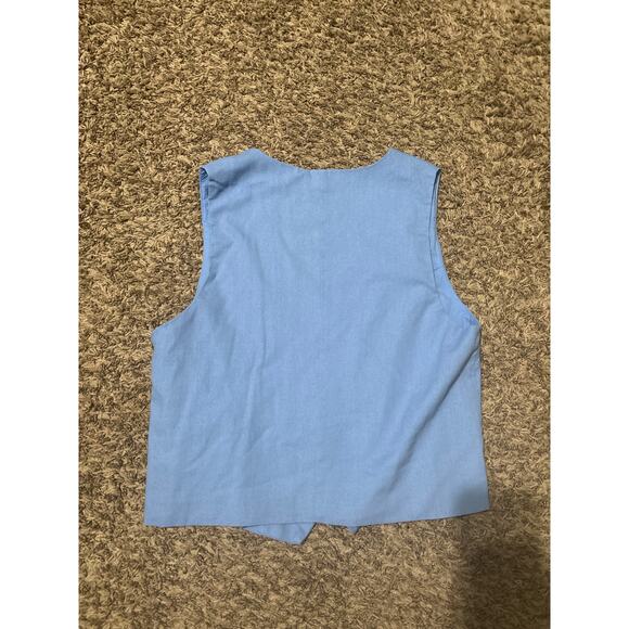 Peppermayo Blue Sleeveless Blouse - Picture 3 of 4